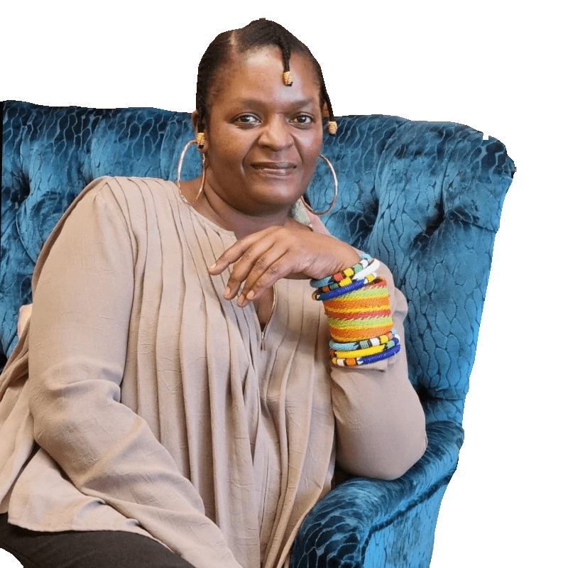 Ms Portia Ngakane, founder of GauSHEQ